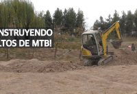 Trail Building - Construyendo Saltos de Mountain Bike con la Mini Excavadora!