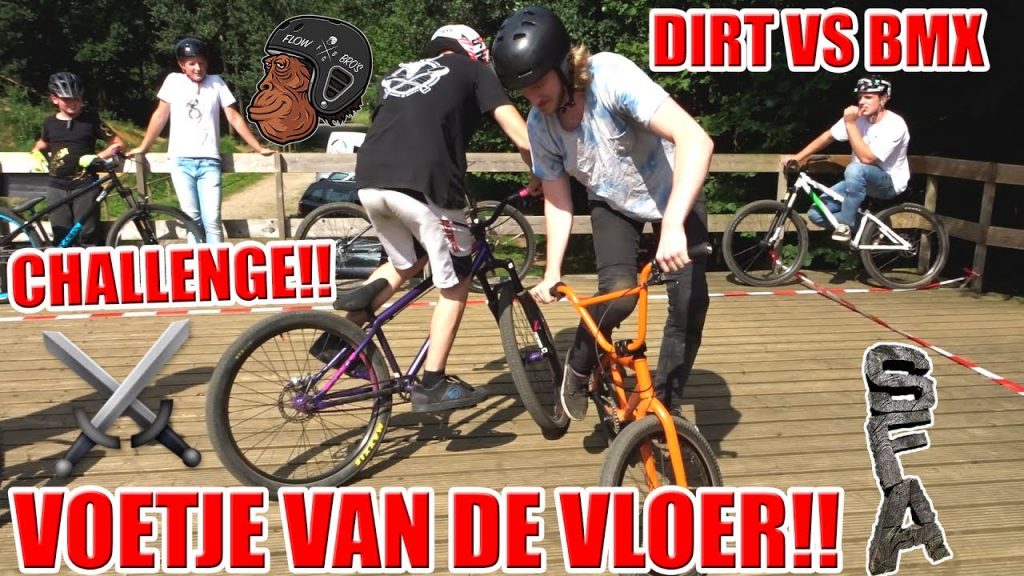 VOETJE VAN DE VLOER CHALLENGE | DIRT VS BMX