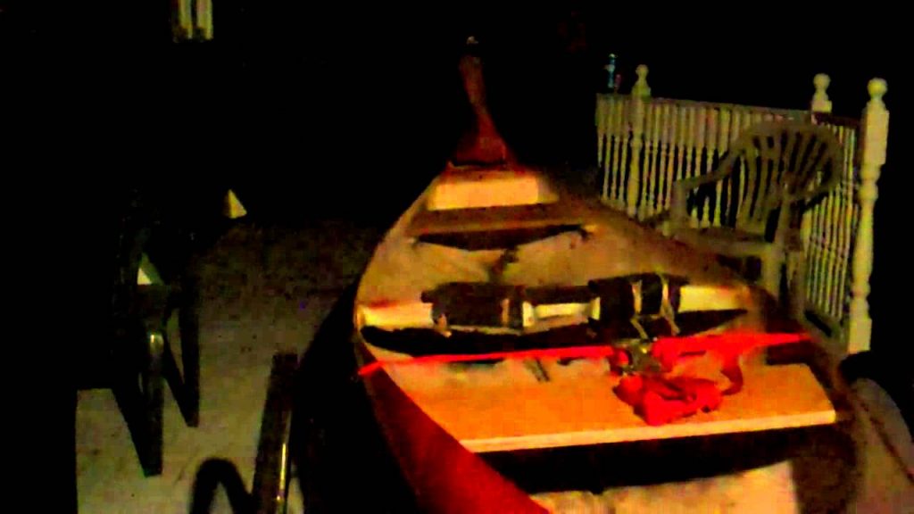 all terrain one man or woman canoe cart made from mountain bike wheels