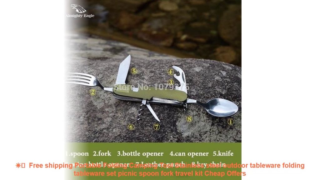 ☀️  Free shipping Portable Folding Camping Tool Stainless steel outdoo