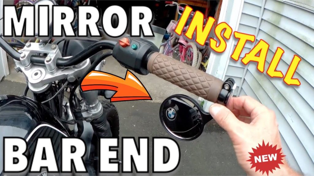Bar End Folding Mirror Install