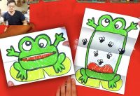 How to draw a Frog - Folding Surprise