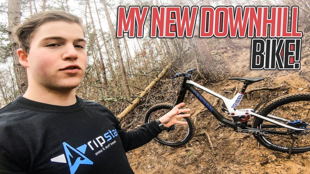 MY NEW DOWNHILL BIKE IS INSANE!