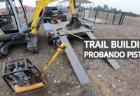 Pista de Mountain Bike con Sección Rítmica en el Colegio Trebulco! Días de Trabajo Intenso! Pista de Mountain Bike con Sección Rítmica en el Colegio Trebulco! Días de Trabajo Intenso!