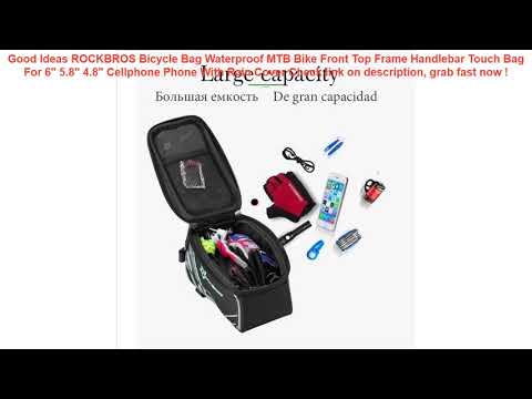 ROCKBROS Bicycle Bag Waterproof MTB Bike Front Top Frame Handlebar Tou