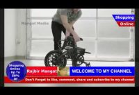 SwagCycle EB 5 Pro Lightweight and Aluminum Folding EBike with Pedals, Power Assist, and 36V Lithium