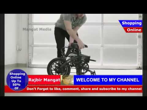 SwagCycle EB 5 Pro Lightweight and Aluminum Folding EBike with Pedals, Power Assist, and 36V Lithium