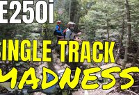 newbie on single track - My first Single track TE250i on single track | dirtbike dualsport madness