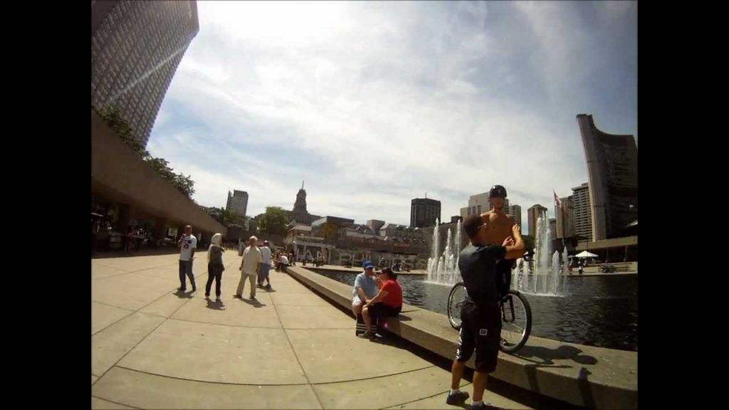 BMX cool bike jumping in Toronto