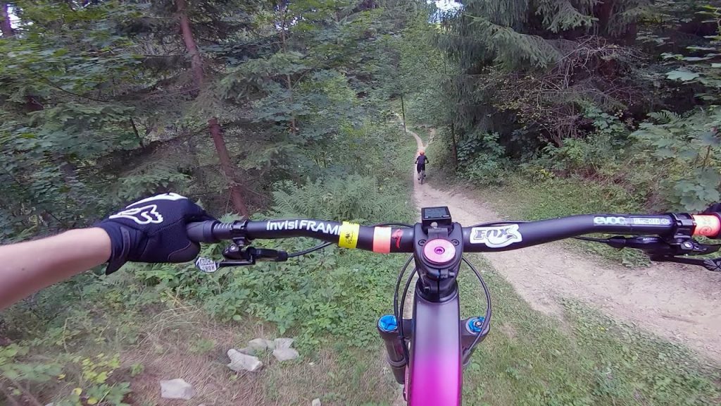 Bikepark Kyčerka - blue trail (having fun)