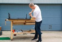DIY Folding Floor Table