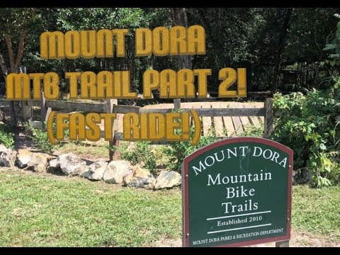 Mount Dora Mountain Bike Park Part 2 (Mount Dora, Florida) Fast Ride!