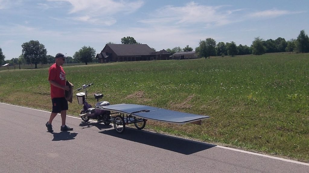 What I saw on my Bike Ride May 15  2017 - Solar Scooter