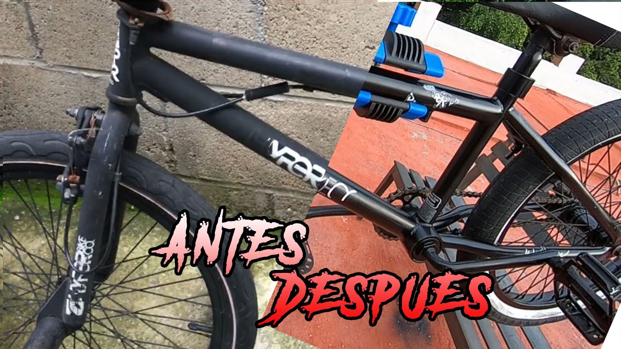 CÓMO RESTAURAR UNA BMX VIEJA CON POCO DINERO 💵 - Servicio Completo Para Cualquier Tipo de Bicicleta