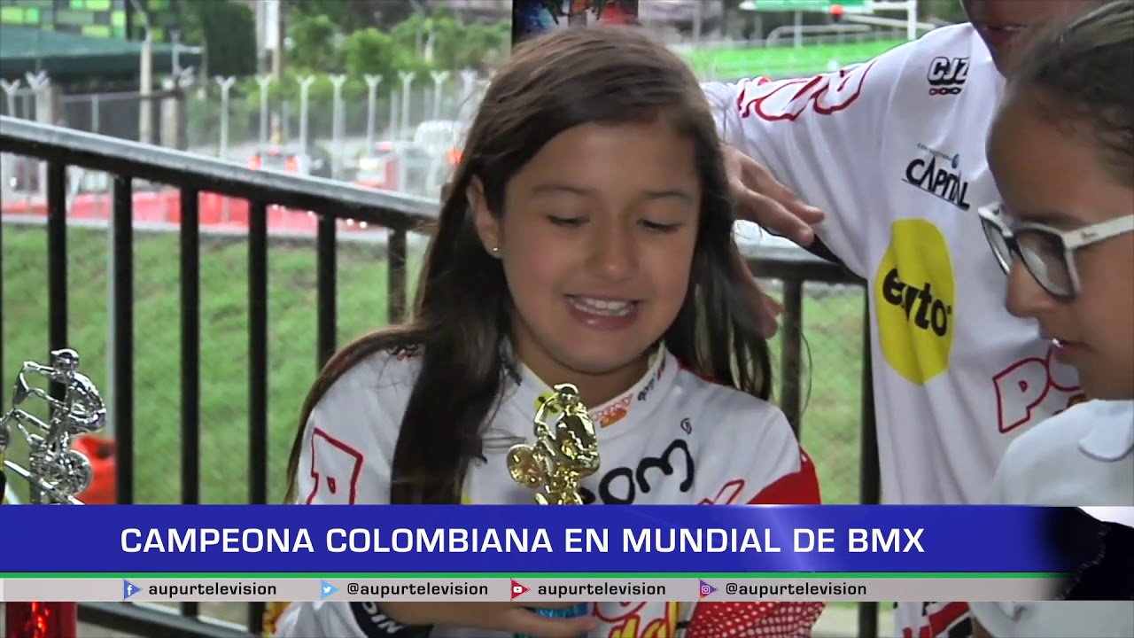 Campeona colombiana en Mundial de BMX