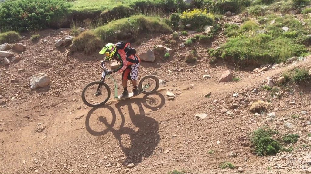 DH Scooter by Gravity Scooters. La Molina Bike Park.
