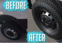 MTB Plan B - Not Van life...All terrain tires and freshly painted wheels on 2019 Ford Transit!