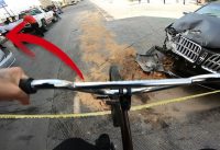 SALTO SOBRE UN AUTO CHOCADO EN BMX? 🚫 Observaciones en las Calles de GDL