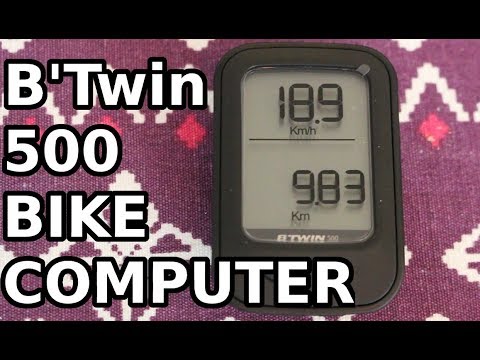 UNBOX - INSTALL - TEST - B'twin 500 bike computer