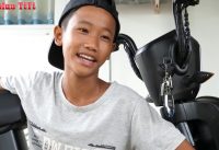 NERF VS ELECTRIC BIKE BATTLE