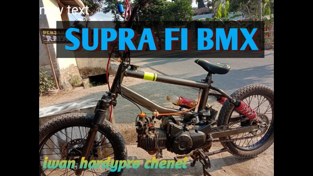 SUPRA INJEKSI 125 berxperimen menjadi BMX