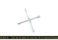 ✨ 17mm 19mm 21mm 23mm 4 Way Car Repair Wheel Socket Cross Wrench Spanner Hand Tool Folding Wrench R ✨ 17mm 19mm 21mm 23mm 4 Way Car Repair Wheel Socket Cross Wrench Spanner Hand Tool Folding Wrench R