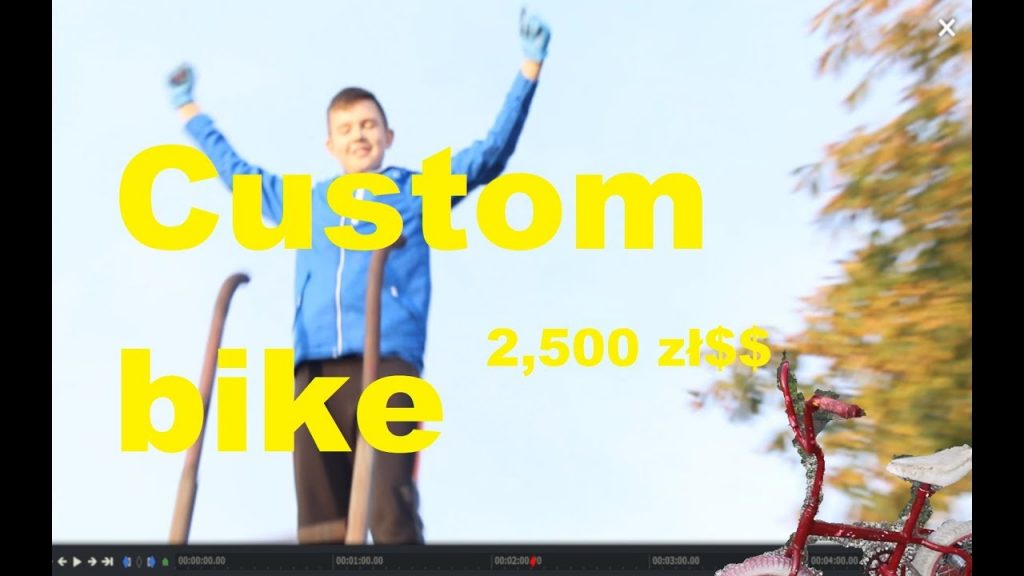 Customowy bmx (o ile to tak można nazwać)