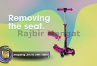 S SKIDEE Scooter for Kids with Folding Removable Seat