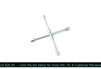 ❄️ 17mm 19mm 21mm 23mm 4 Way Car Repair Wheel Socket Cross Wrench Spanner Hand Tool Folding Wrench ❄️ 17mm 19mm 21mm 23mm 4 Way Car Repair Wheel Socket Cross Wrench Spanner Hand Tool Folding Wrench