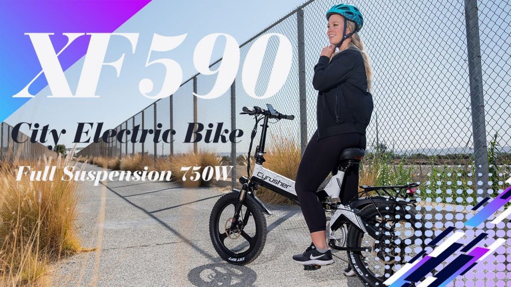 All Terrains 20inch 750Watt Folding Electric Bike Cyrusher XF590