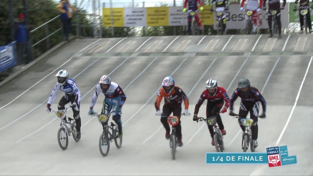 COUPE DE FRANCE BMX BESANÇON 4eme manche 1/4 finale