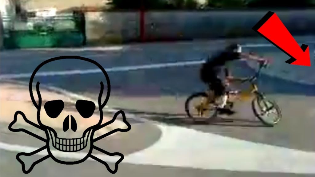 Chute mortelle de BMX