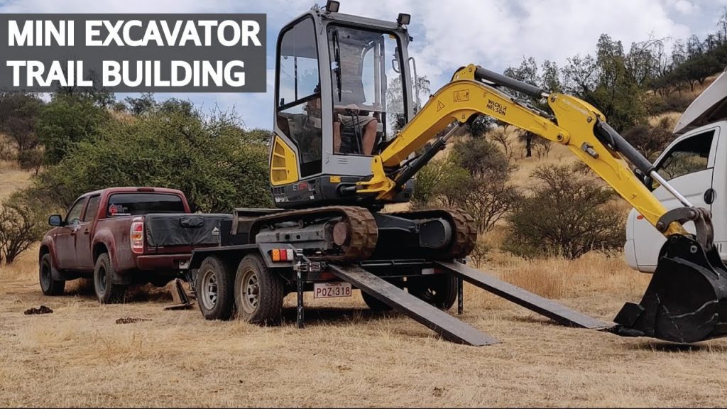 Construyendo Senderos de Mountain Bike! Trail Building con la Nueva Mini Excavadora!!