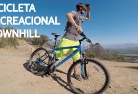 Downhill y Saltos con una Bicicleta de Mountain Bike para Principiantes! DH Recreacional!