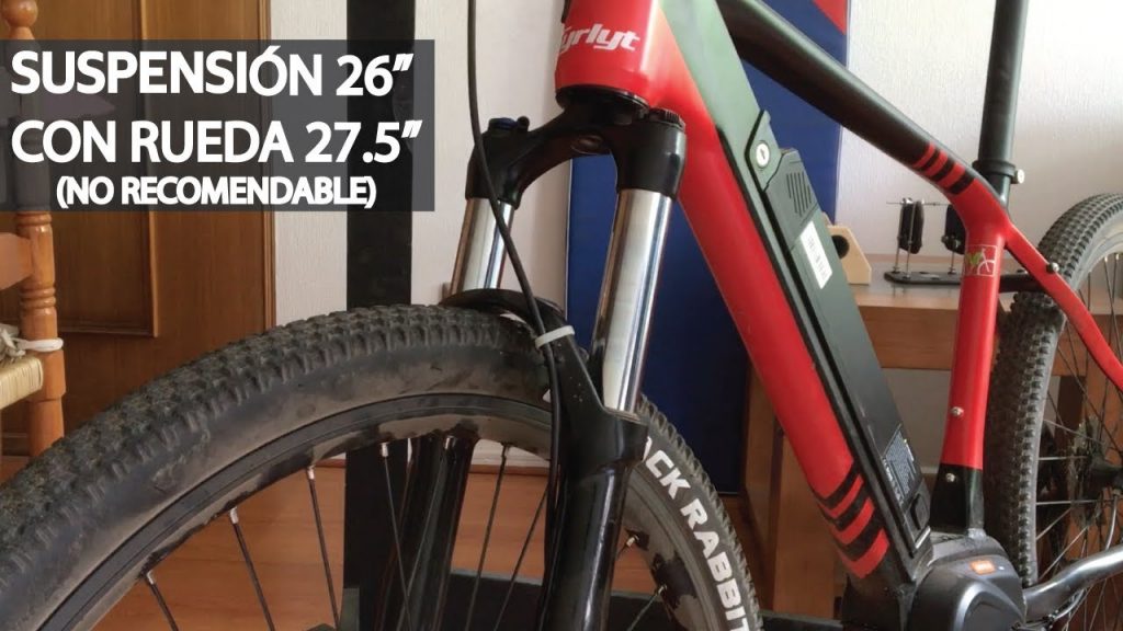 Mountain Bike Enduro en una Bicicleta Eléctrica Modificada! Suspensión 26" con Rueda 27.5"!