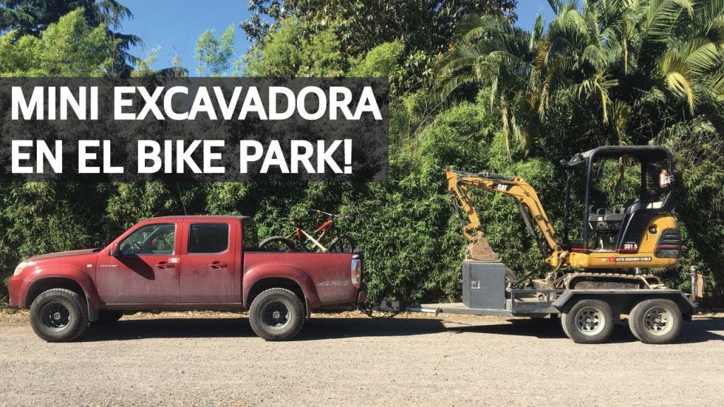 Mountain Bike Trail Building, Tests de Senderos y Mecánica con la Mini Excavadora!