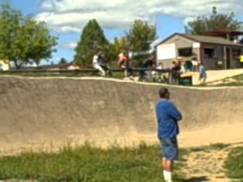PIT bike racing at The Hill bmx track Elgin IL. PIT bike racing at The Hill bmx track Elgin IL.