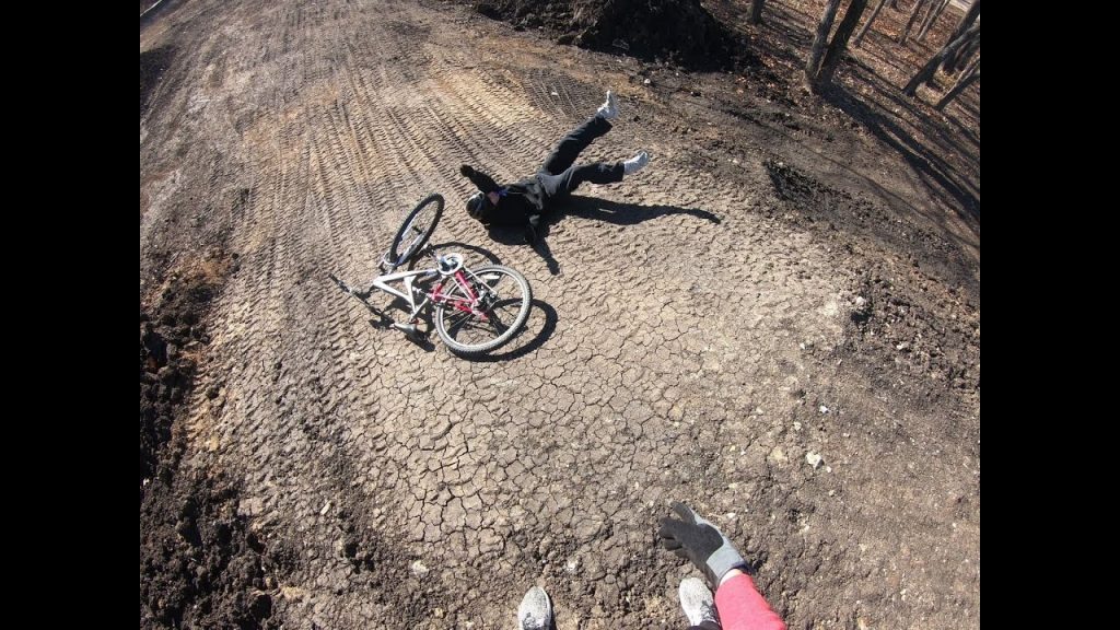 Something chased us threw a bike trail at night!