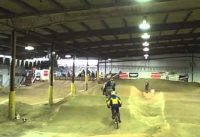 USA bmx racing Steel Wheels indoor track USA bmx racing Steel Wheels indoor track