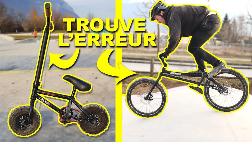 JE MIXE LES PIECES DE MES VELOS !  (mini Bmx, Street Trial & trottinette)
