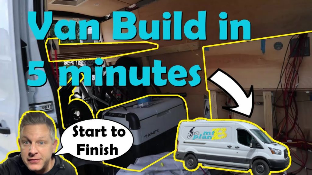 MTB Plan B - Mountain Bikers first ever DIY Van build a-z in 5 minutes