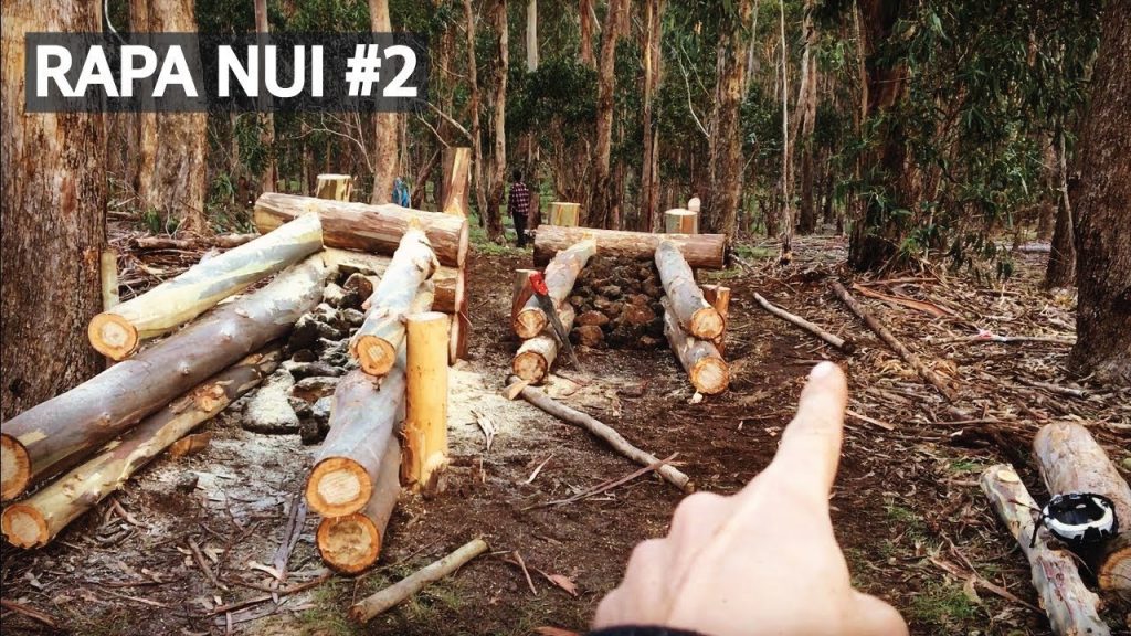 Rapa Nui #2 - Mountain Bike Trail Building con Técnicas Ancestrales! Bicicletas y Saltos!