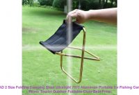 VILEAD 2 Size Folding Camping Stool Ultralight 7075 Aluminum Portable VILEAD 2 Size Folding Camping Stool Ultralight 7075 Aluminum Portable