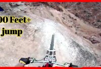 Dangerous 100 Feer+ High Jump By Mountain Bike || mtb downhill