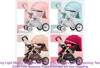 Folding Light Weight Baby Stroller 2 in 1 Stroller Lying or Dampening Two-side Child Four Seasons R Folding Light Weight Baby Stroller 2 in 1 Stroller Lying or Dampening Two-side Child Four Seasons R