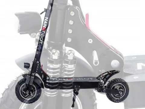 NANROBOT D4+ 2 0 Strong Power Foldable Adult Electric Scooter, 2000W Power Motor, 40 45 Mile Range