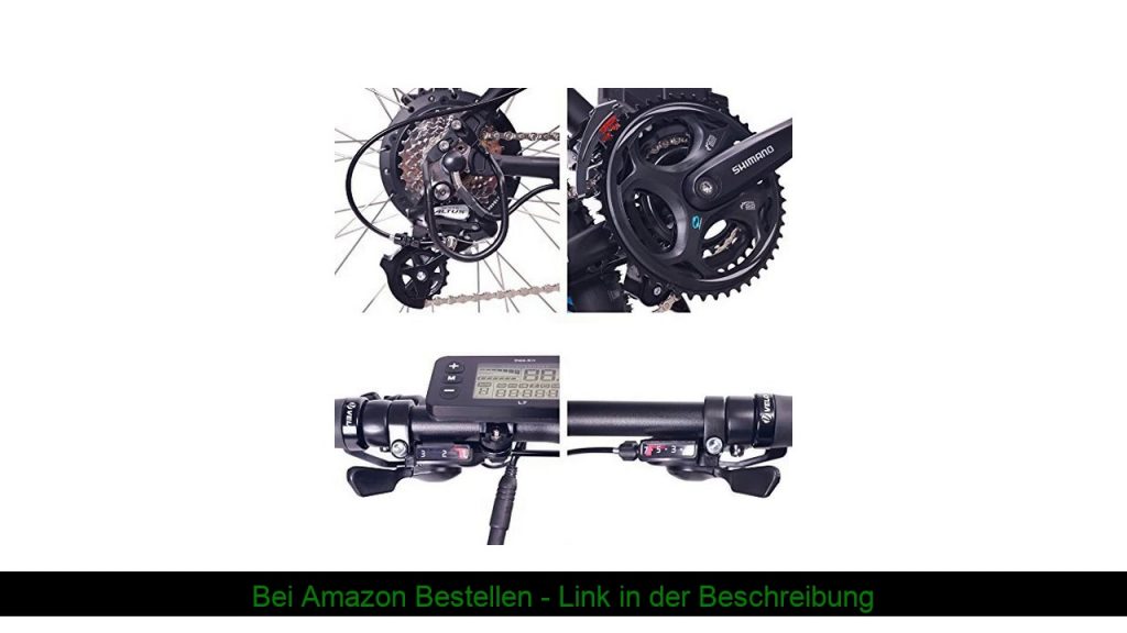☘️ NCM Moscow E-Bike, E-MTB, E-Mountainbike 48V 13Ah 624Wh - 27,5" Schwarz