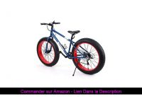 ☀️ Ridgeyard Vélo Tout Terrain 26" 7 Vitesse Fat Bike Mountain Bike Cruiser Bicycle Beach Ride Trav ☀️ Ridgeyard Vélo Tout Terrain 26" 7 Vitesse Fat Bike Mountain Bike Cruiser Bicycle Beach Ride Trav