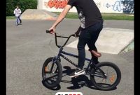 180 flat en BMX