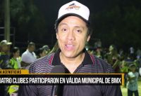 Cuatro clubes participaron en válida municipal de BMX